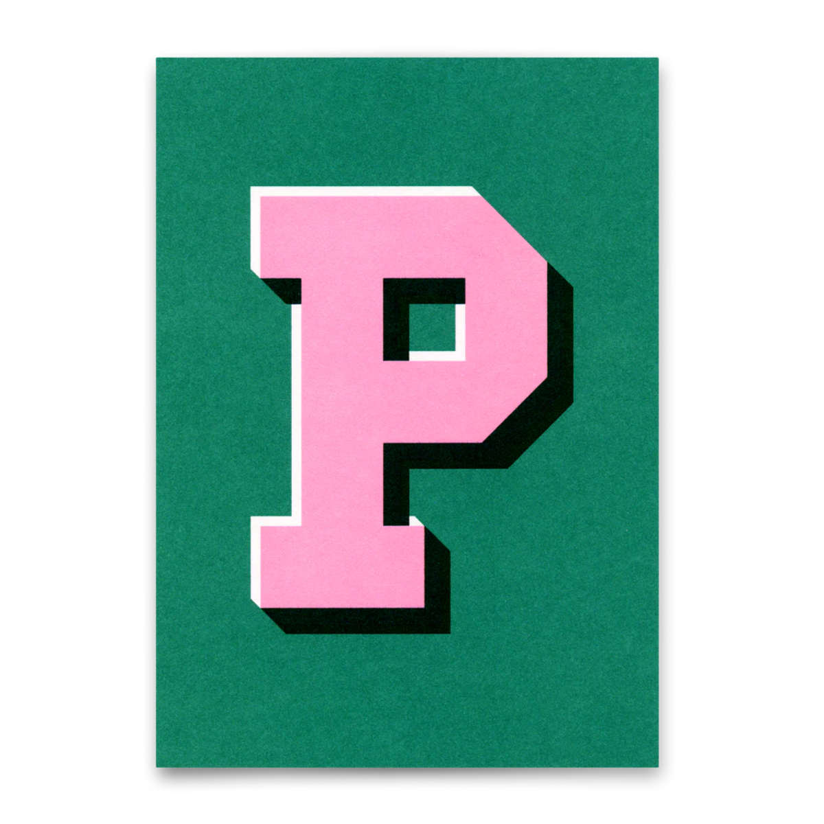 Postkarte - Buchstabe