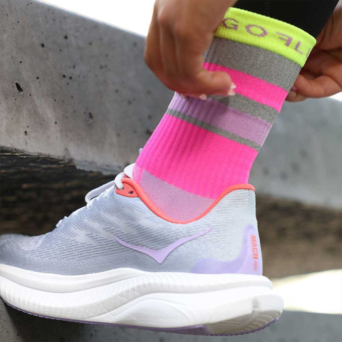 Reflektierende Socken - Ray Pink