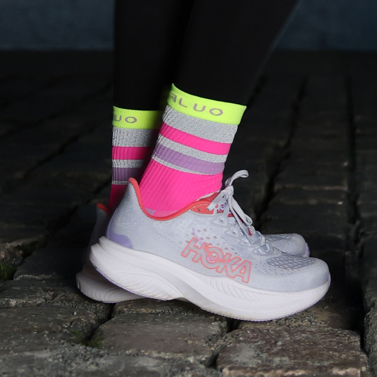Reflektierende Socken - Ray Pink