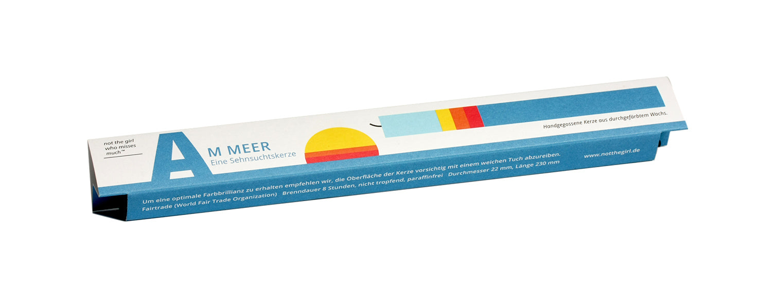 KERZE Am Meer - not the girl who misses much