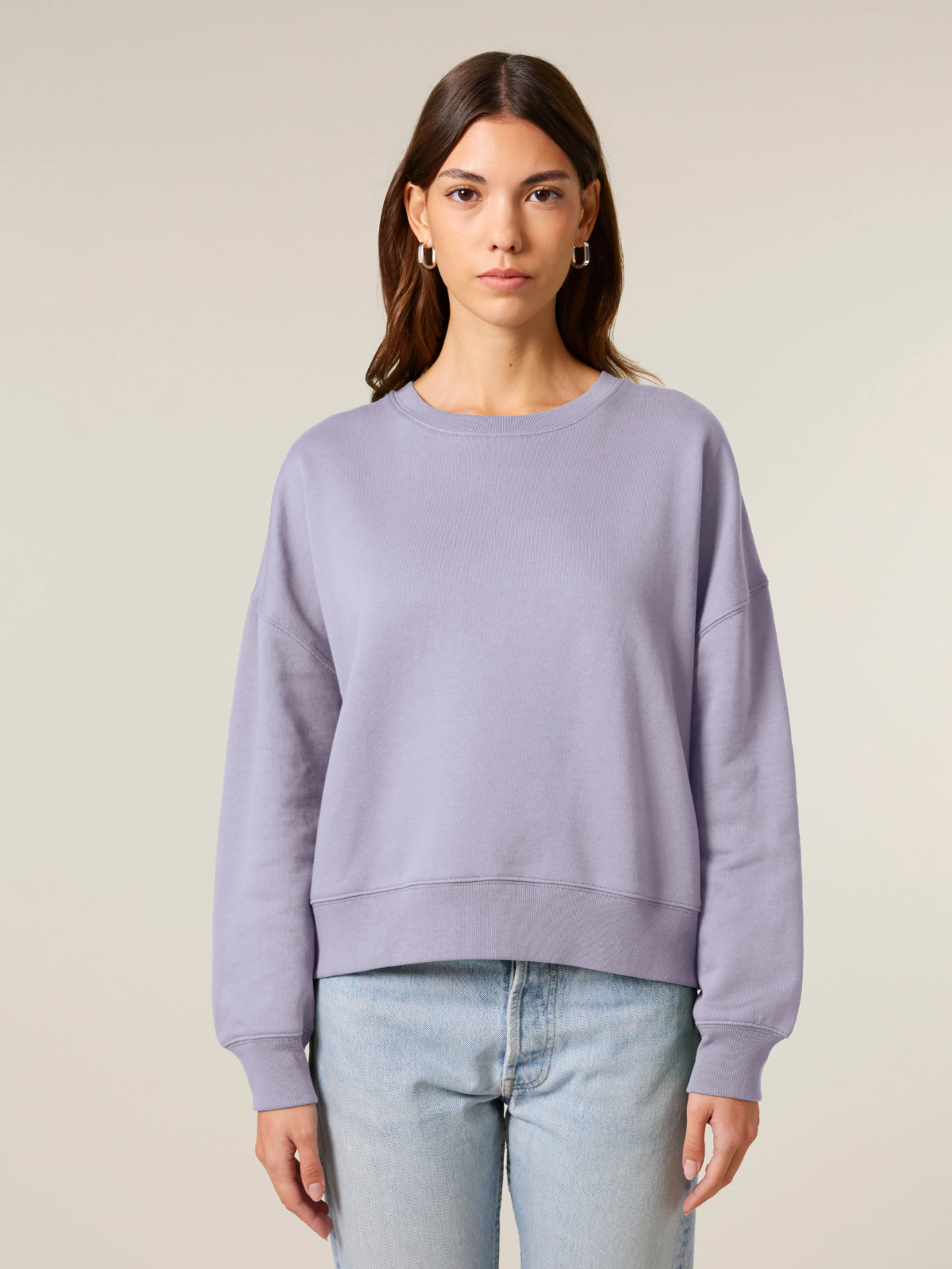 Sweatshirt "Moin." - Lavender