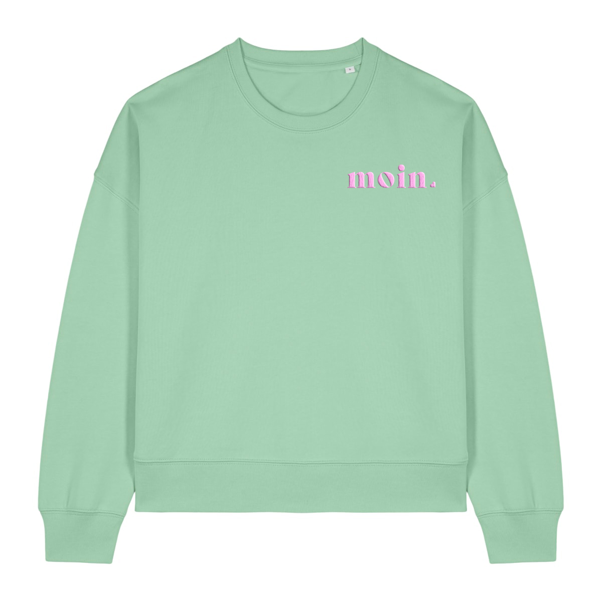 Sweatshirt "Moin" - Misty Jade