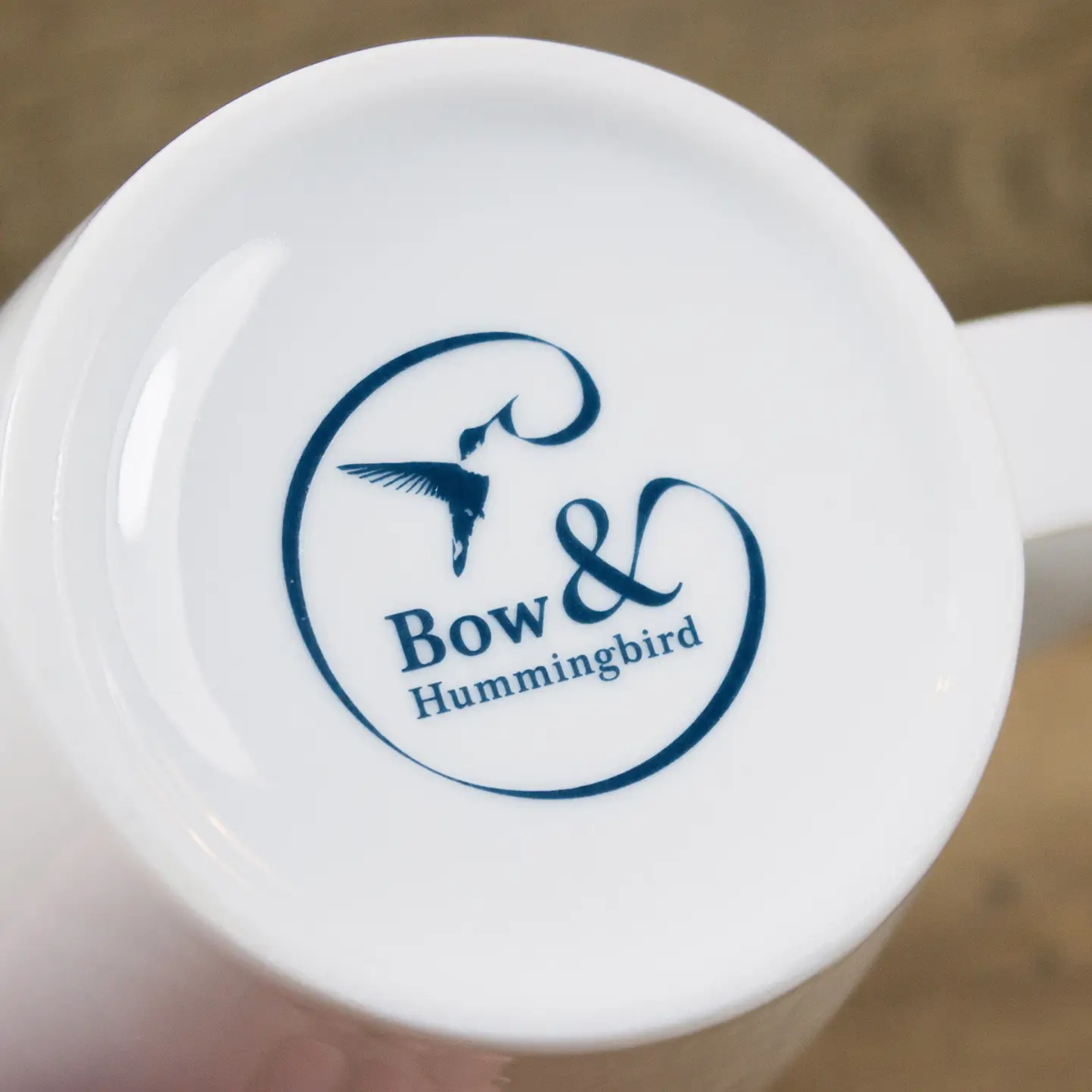 Großer Porzellanbecher - Moin