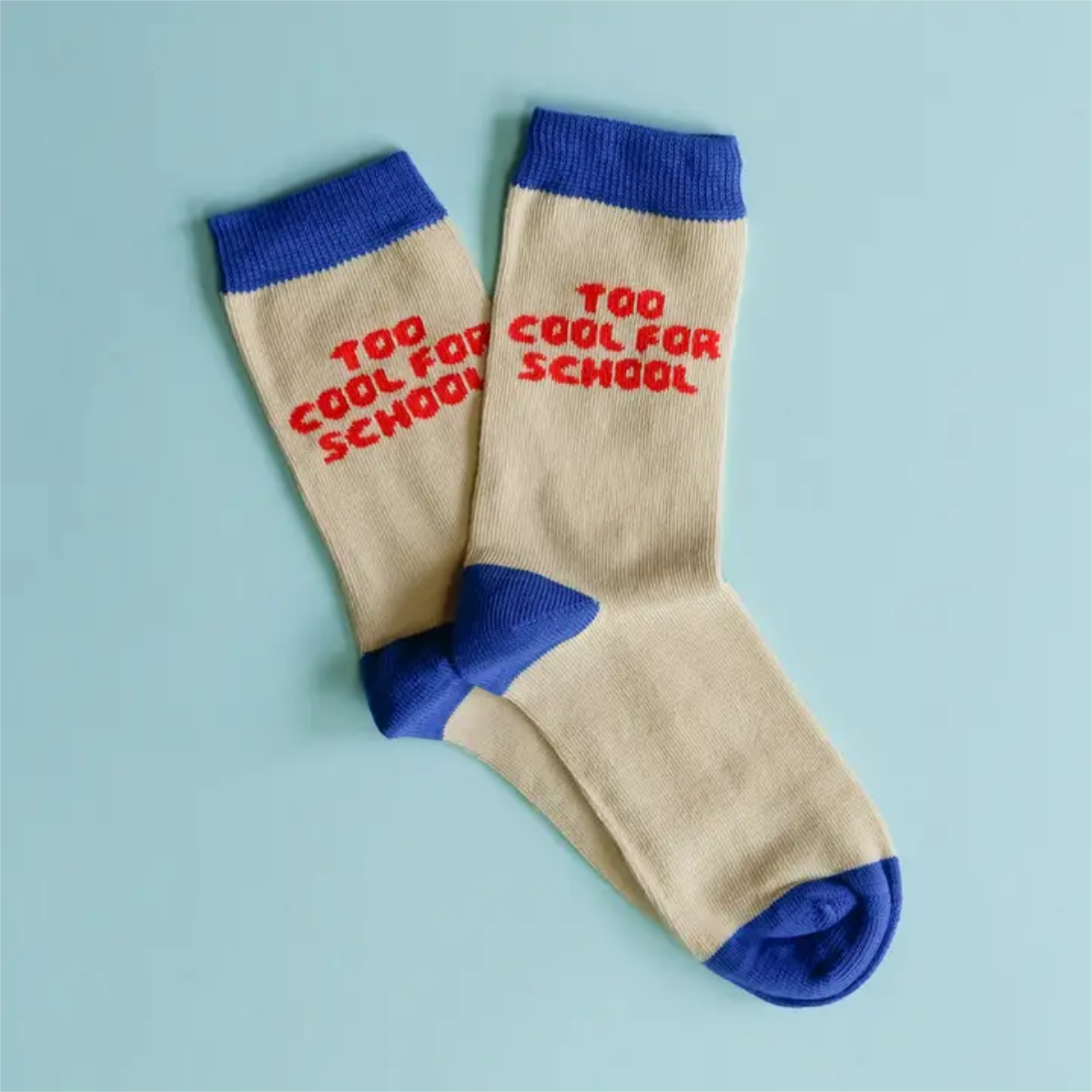 Too Cool for School Socken - Blau