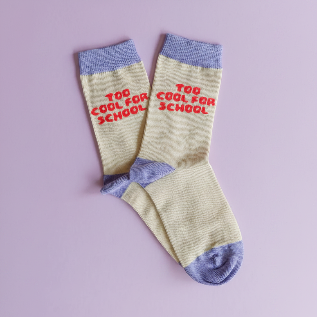 Too Cool For School Socken - Flieder