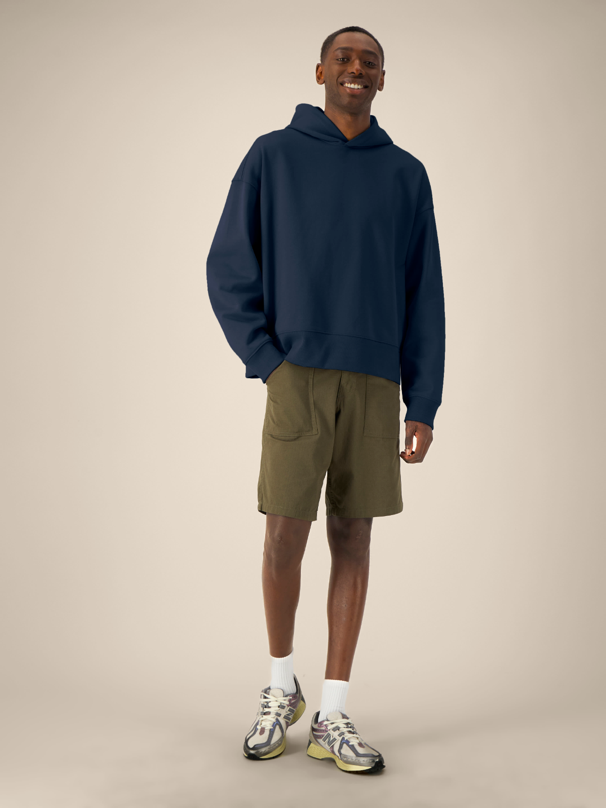 Unisex Hoodie "Moin" - French Navy