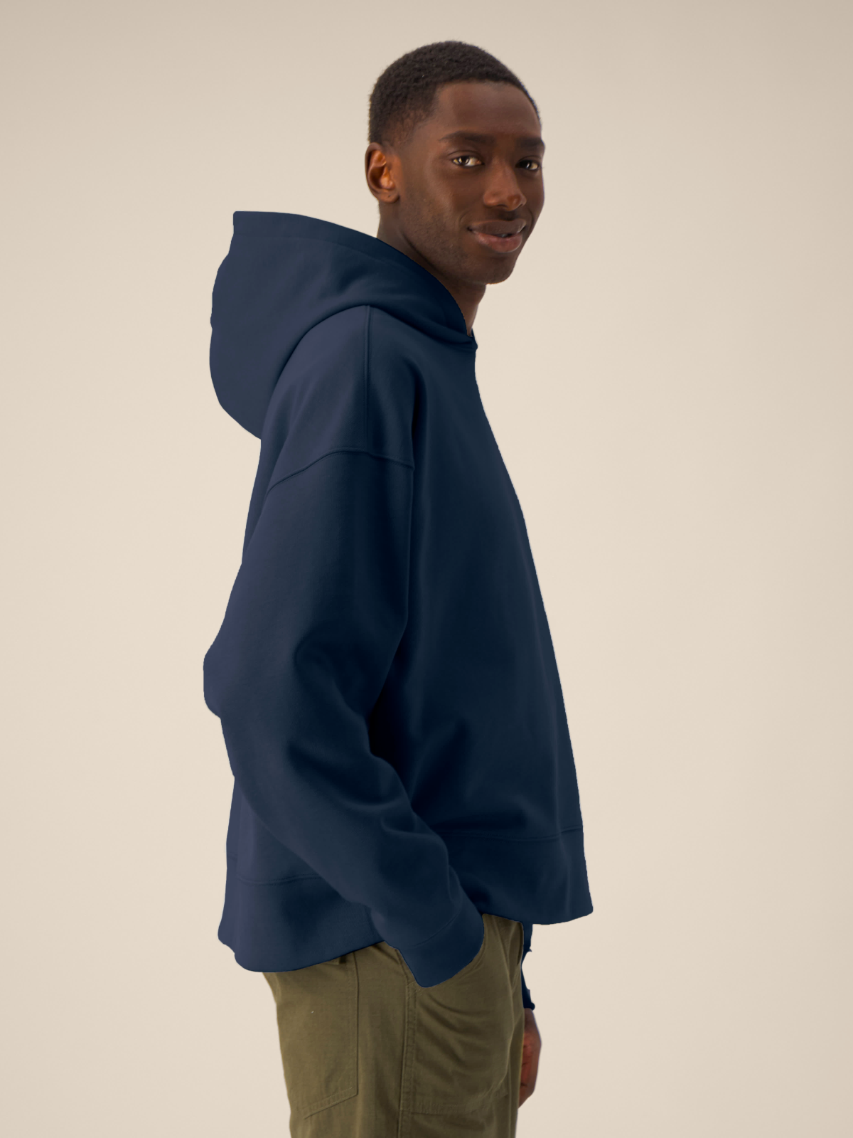 Unisex Hoodie "Moin" - French Navy