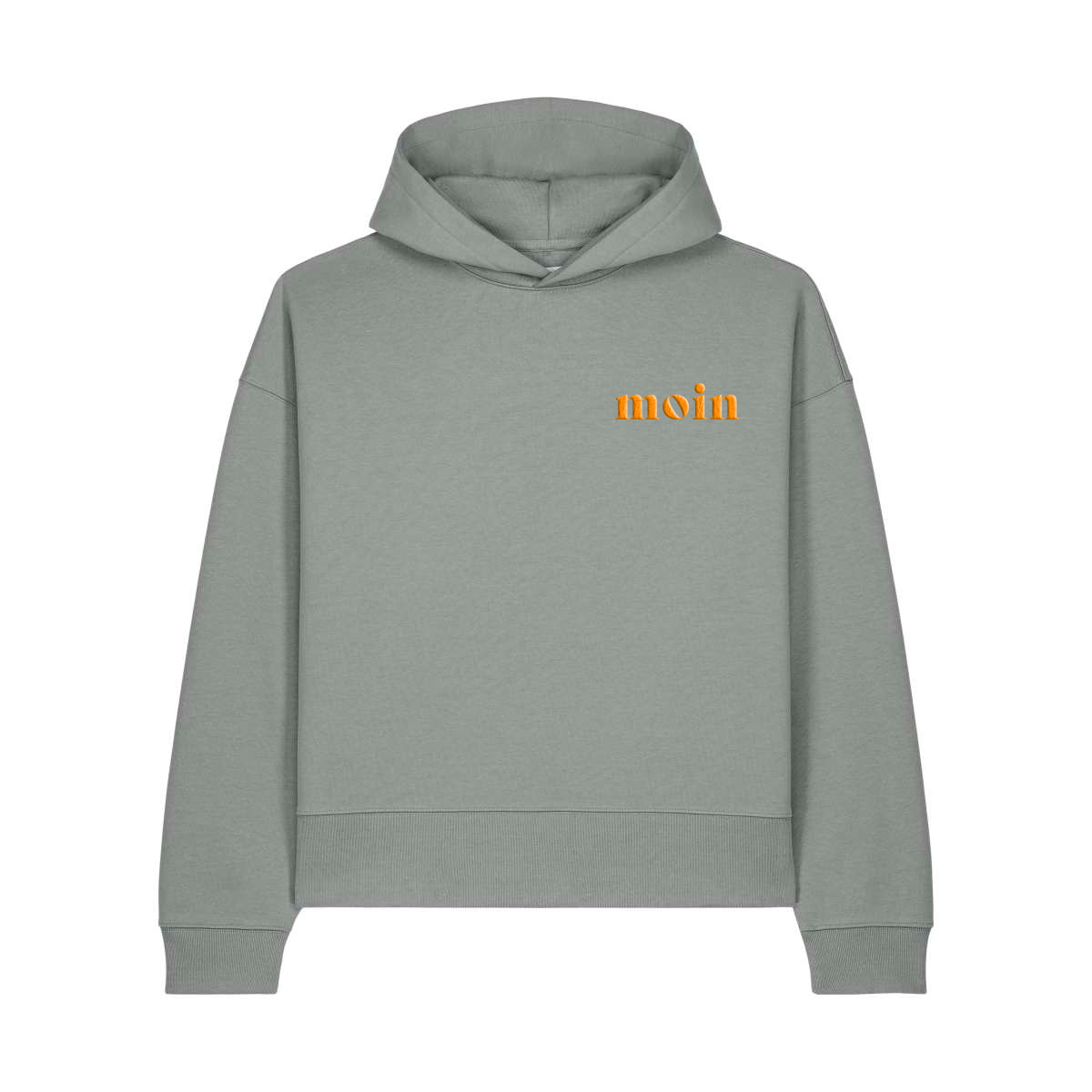 Unisex Hoodie "Moin" - Misty Grey