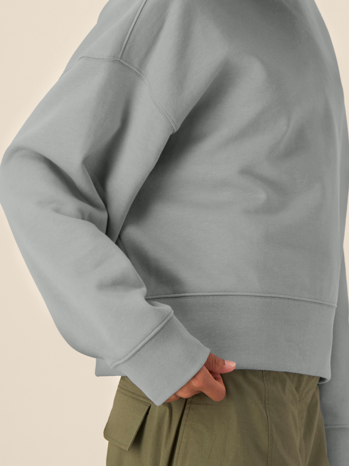 Unisex Hoodie "Moin" - Misty Grey