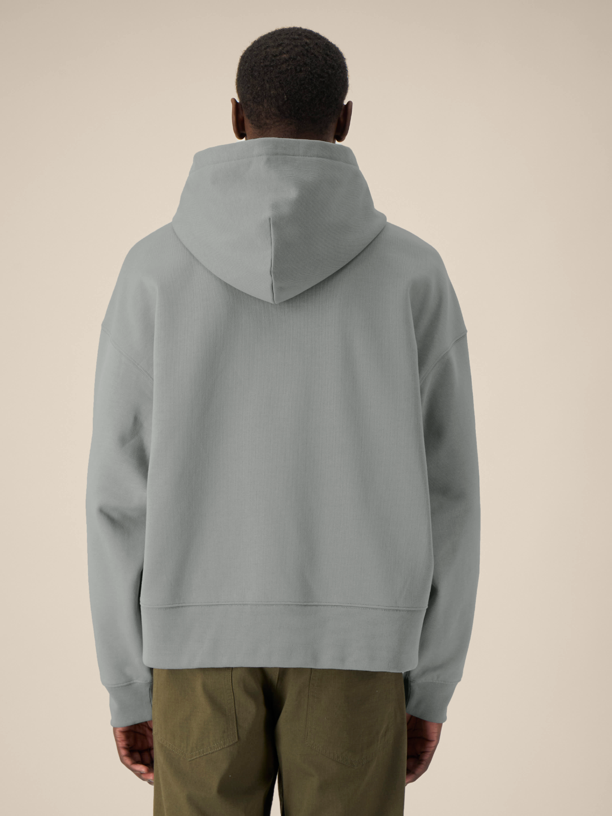 Unisex Hoodie "Moin" - Misty Grey