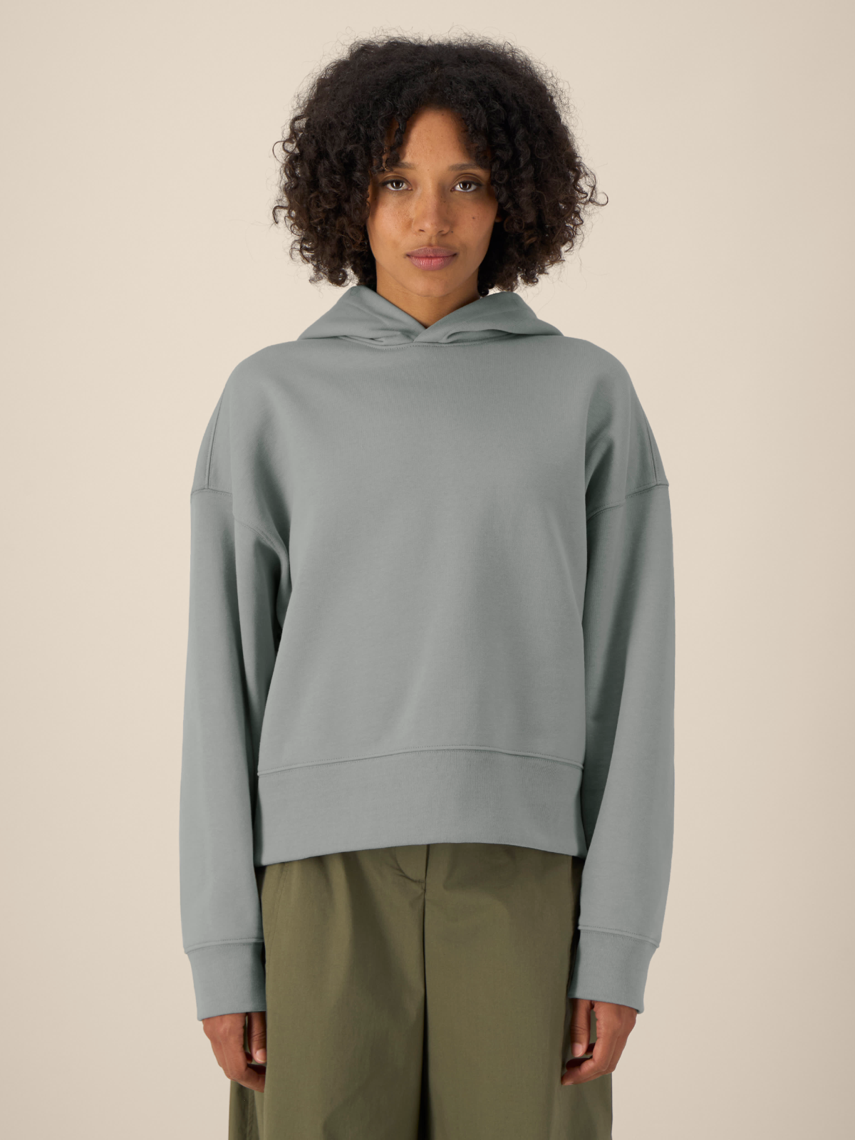 Unisex Hoodie "Moin" - Misty Grey