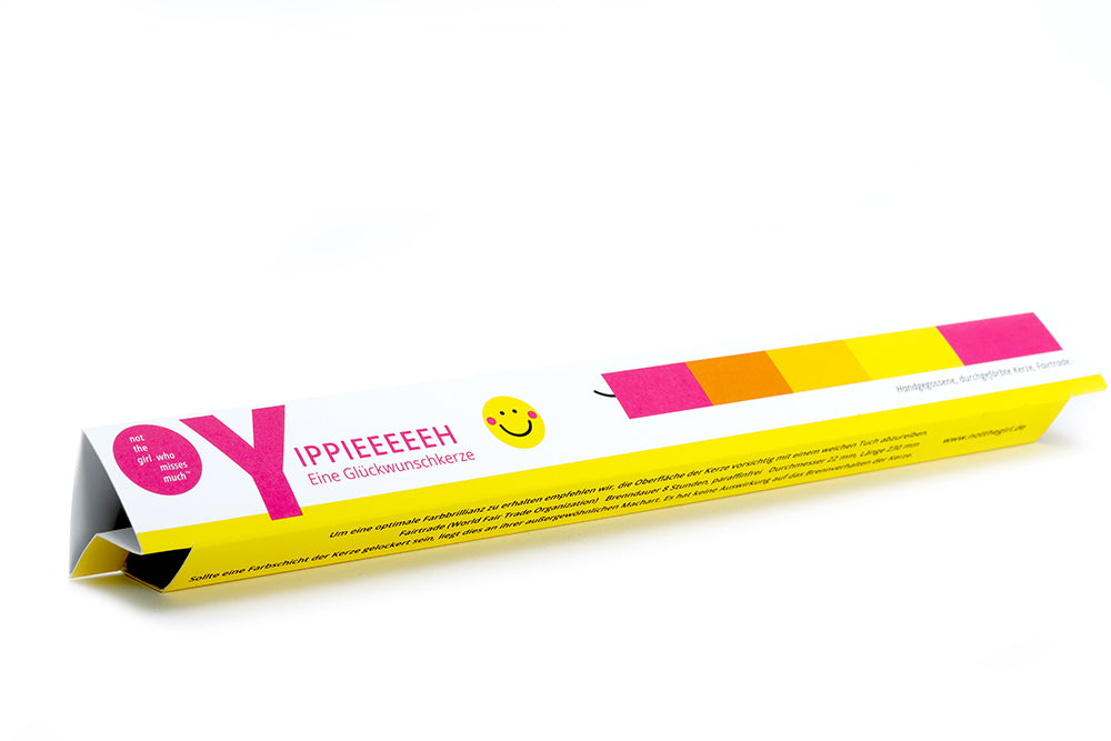 KERZE Yippiiieh - not the girl who misses much