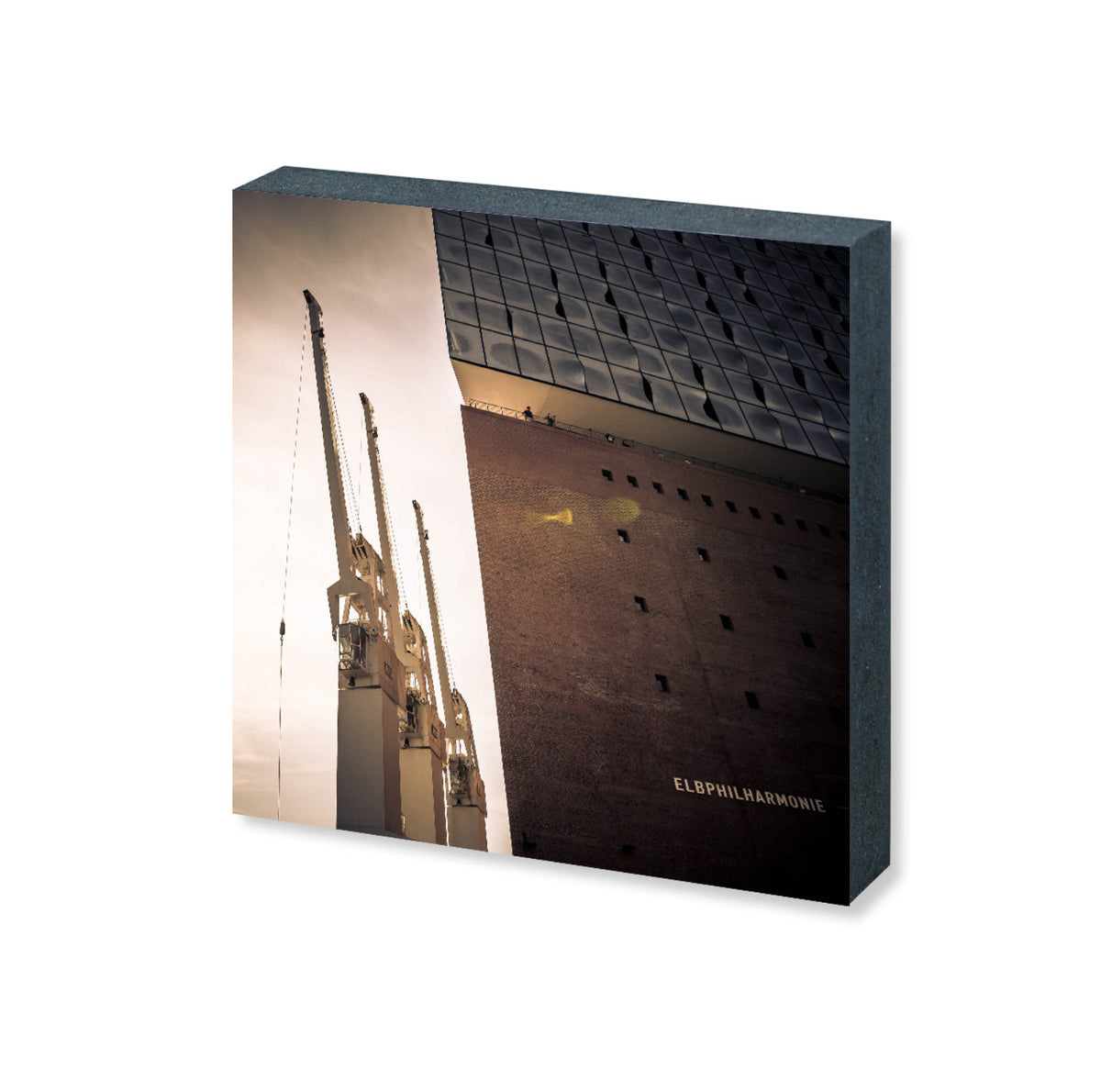 Foto &quot;Elbkräne&quot; HH-166 10x10 - Kila