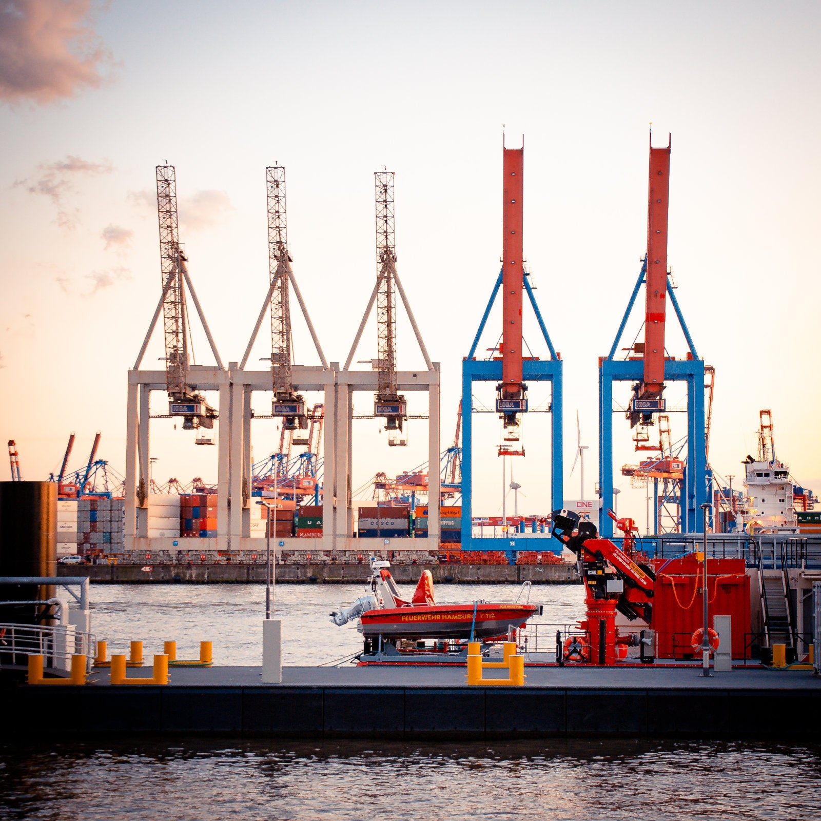 Foto "Hafenkrane" HH-206 10x10 - Kila