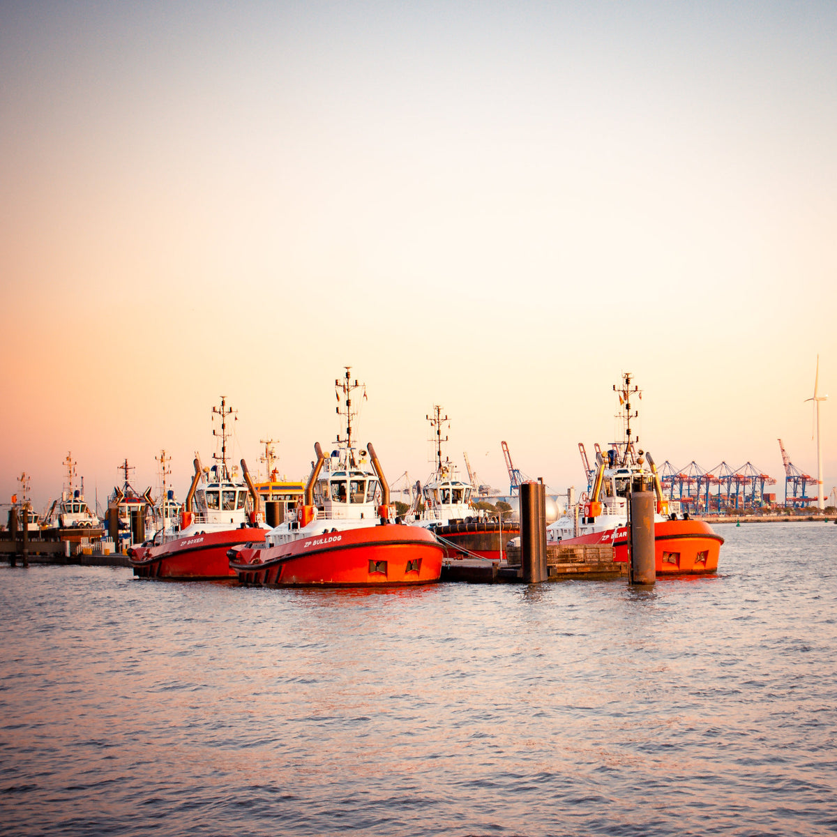 Foto &quot;Hafenrot&quot; HH-205 10x10 - Kila