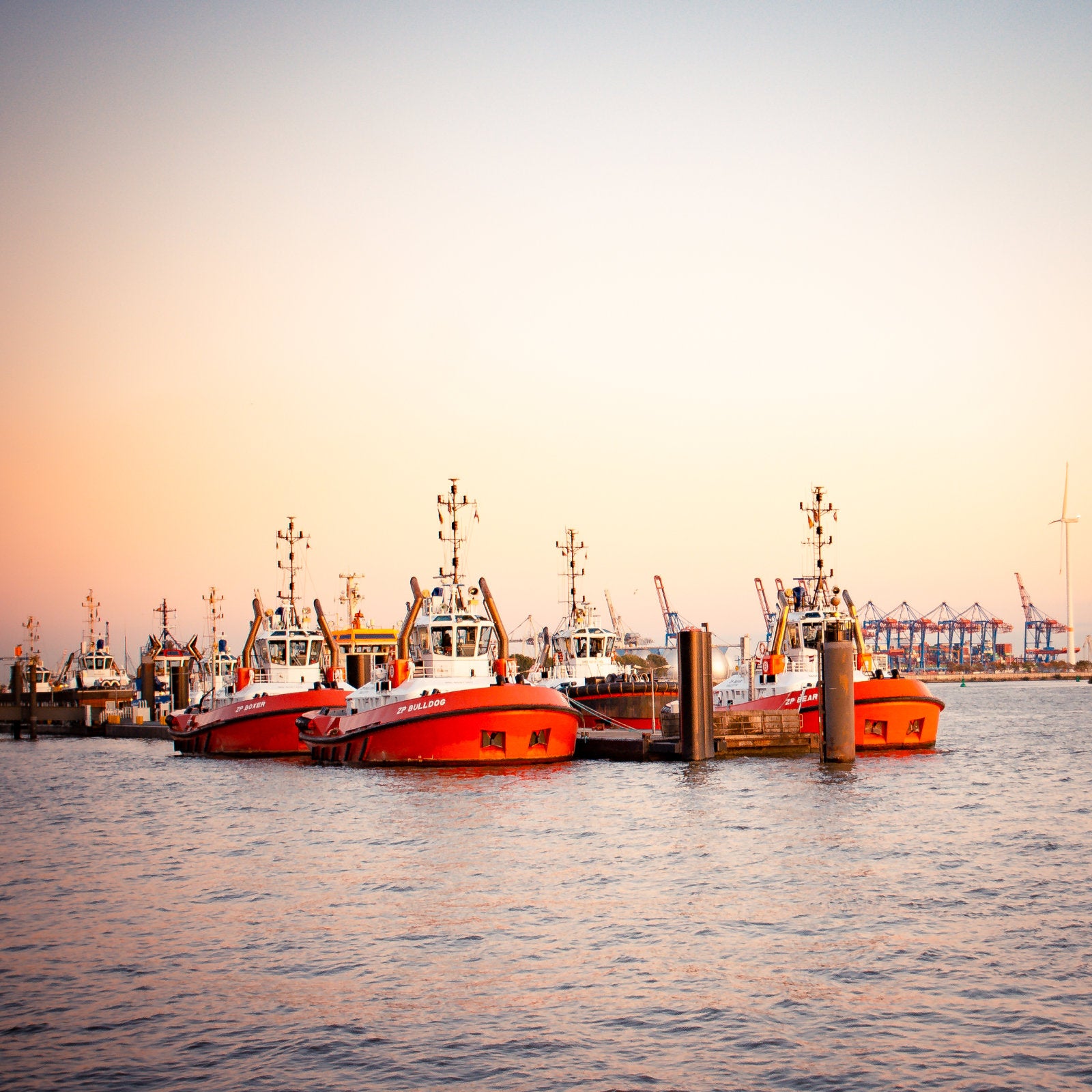 Foto "Hafenrot" HH-205 10x10 - Kila