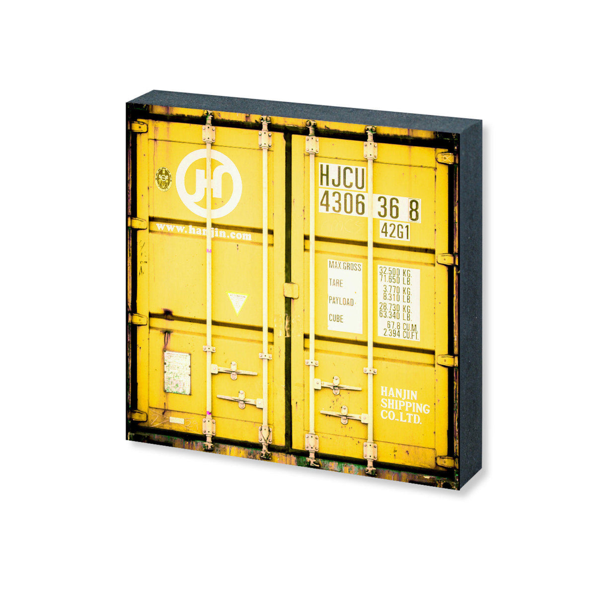 Foto &quot;Container gelb&quot; 10x10 - Kila