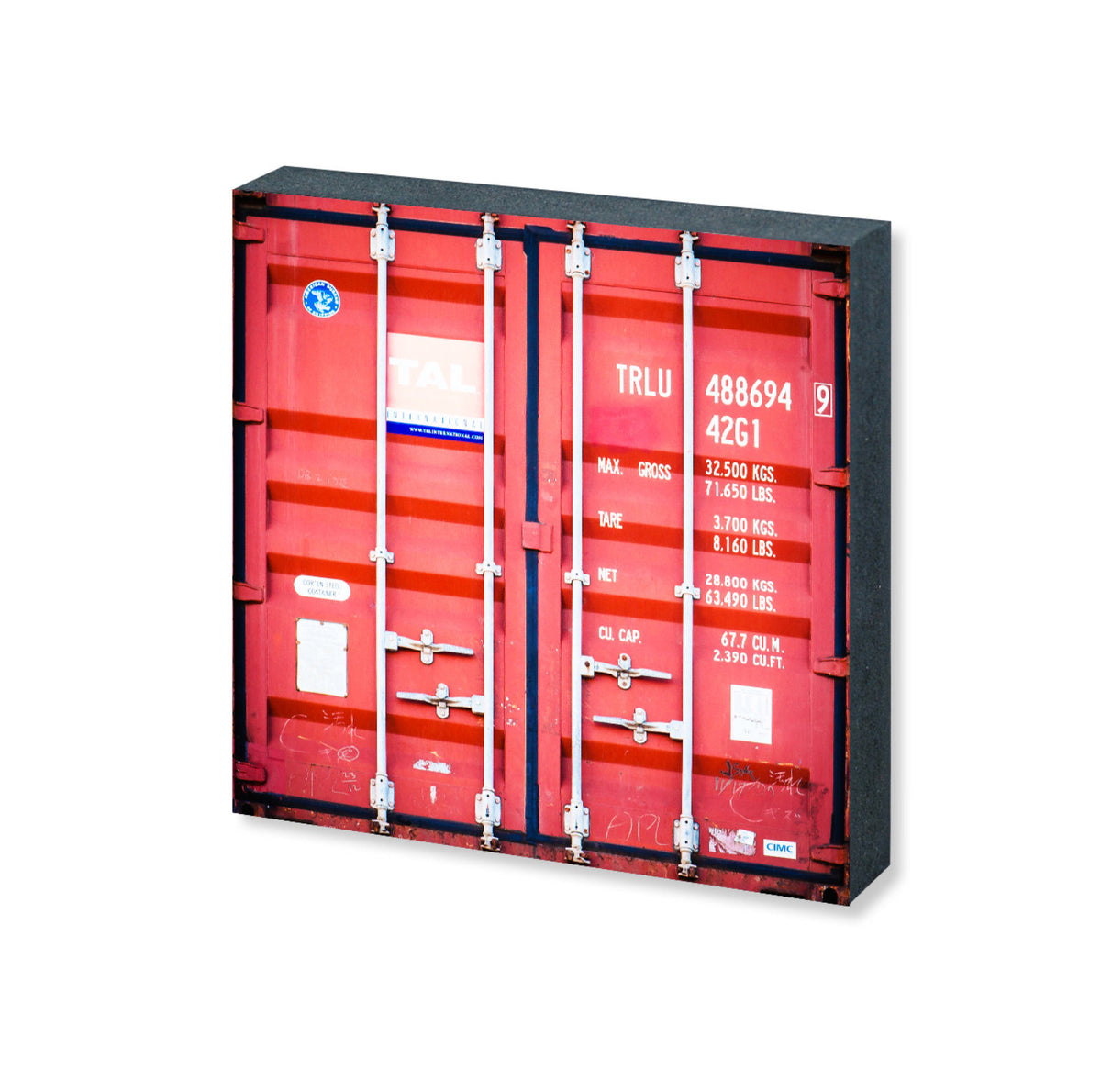 Foto &quot;Container rot&quot; 10x10 - Kila