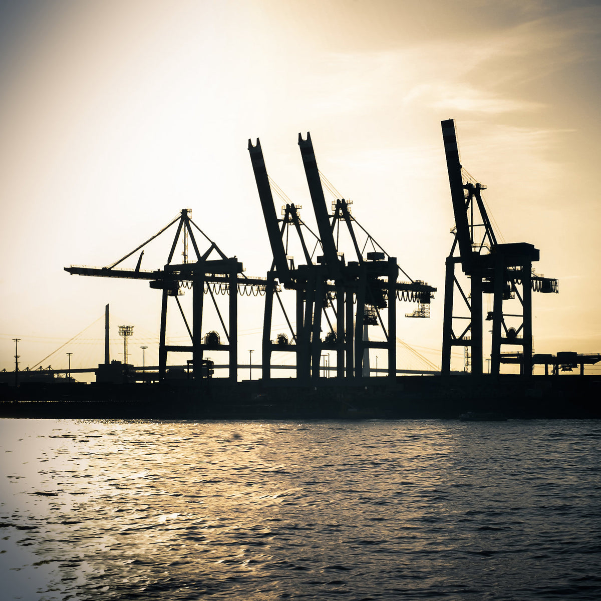 Foto &quot;Hafen&quot; HH-12 10x10 - Kila