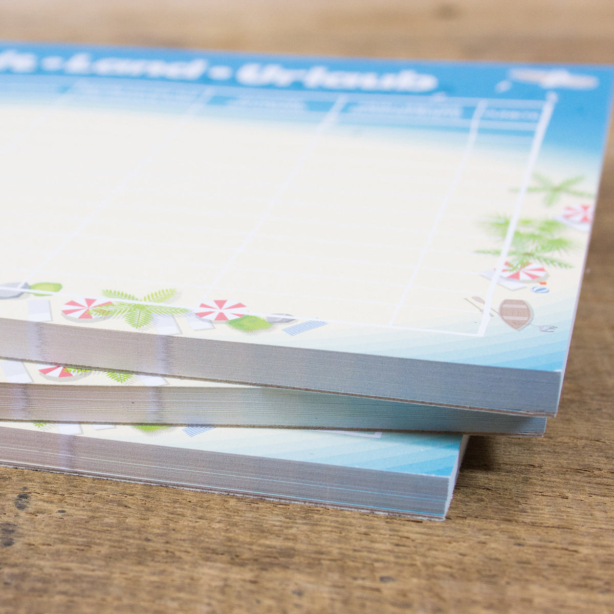 Block &quot;Stadt Land Urlaub&quot;- bow &amp; hummingbird