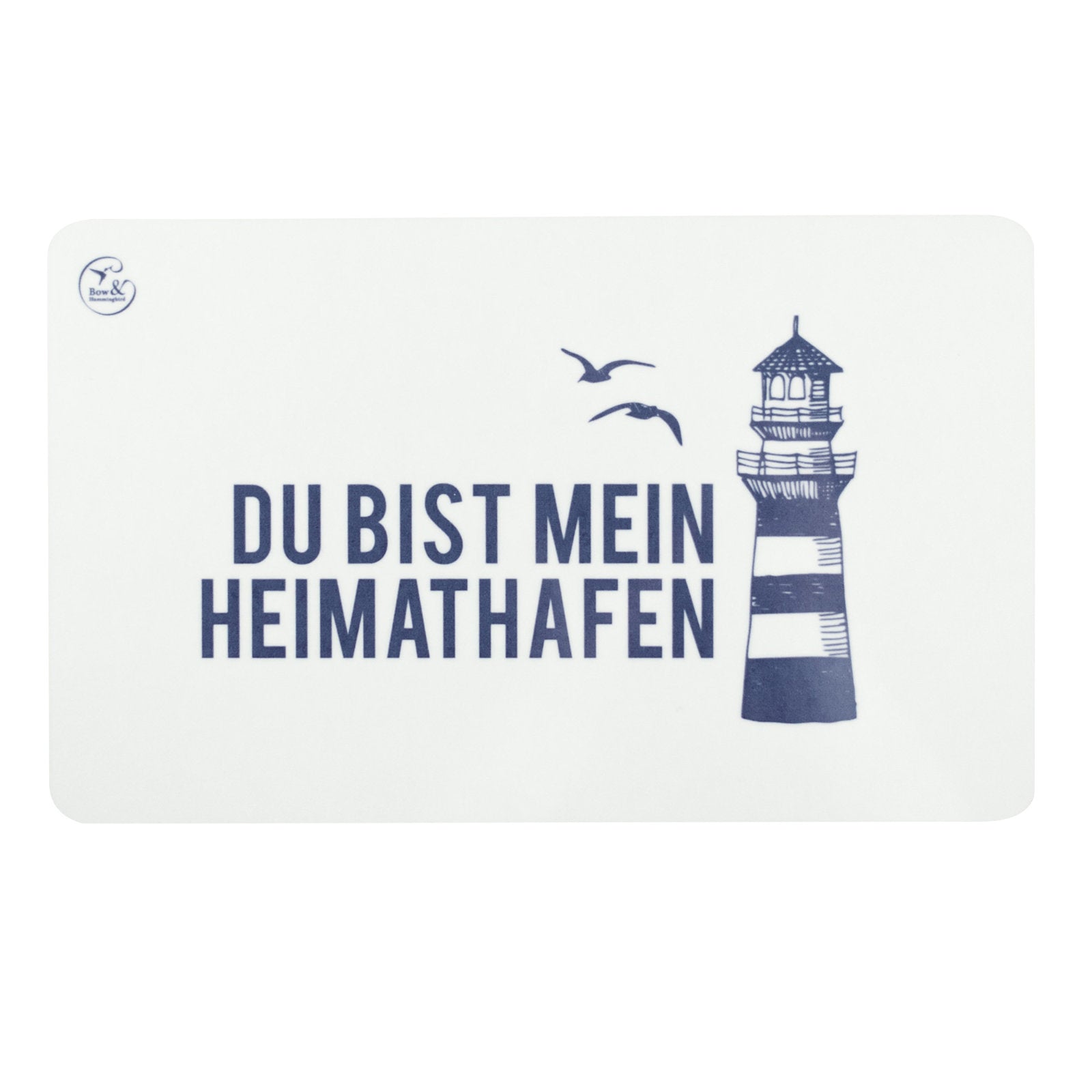 Frühstücksbrettchen "Heimathafen" - bow & hummingbird