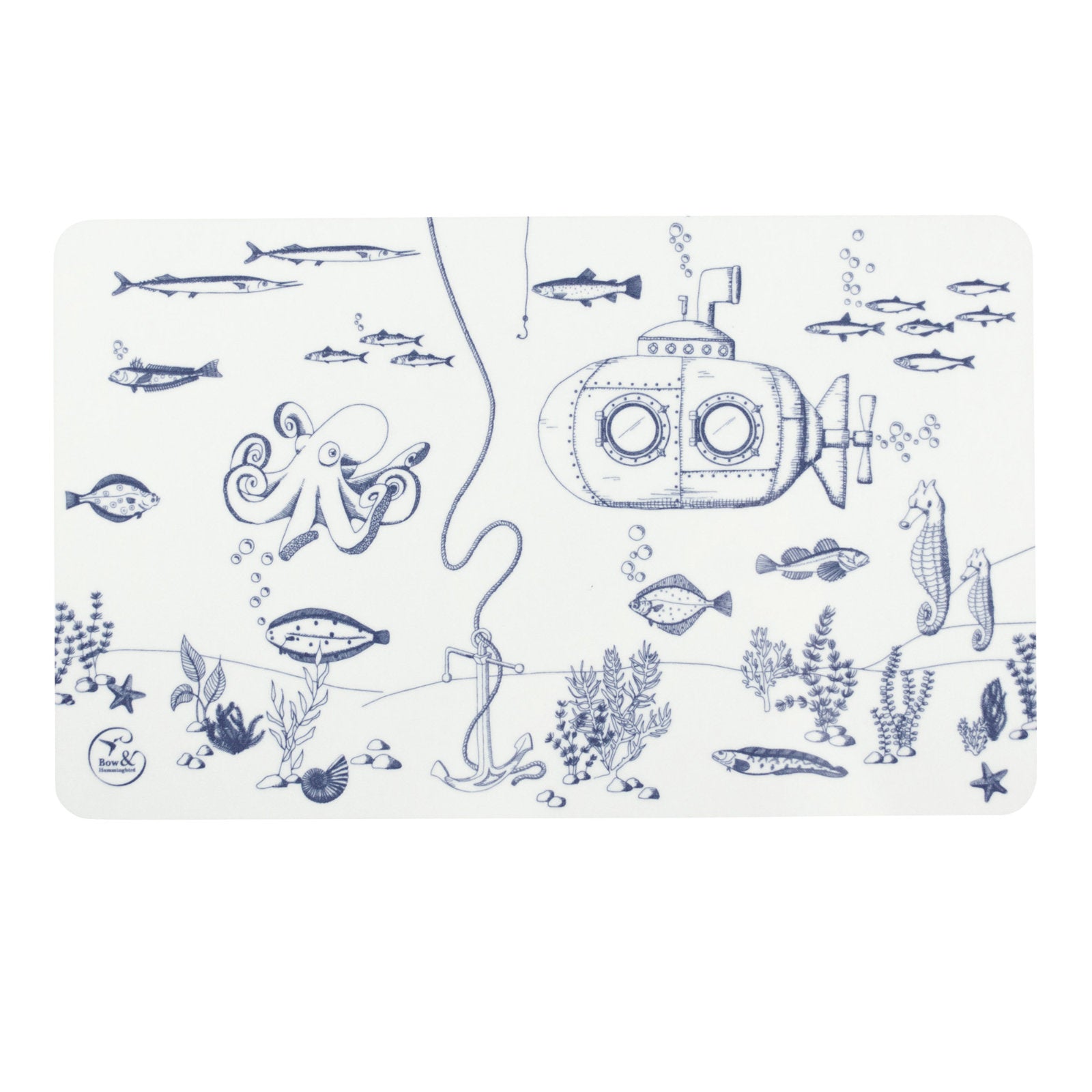 Frühstücksbrettchen "Unterwasserwelt" - bow & hummingbird