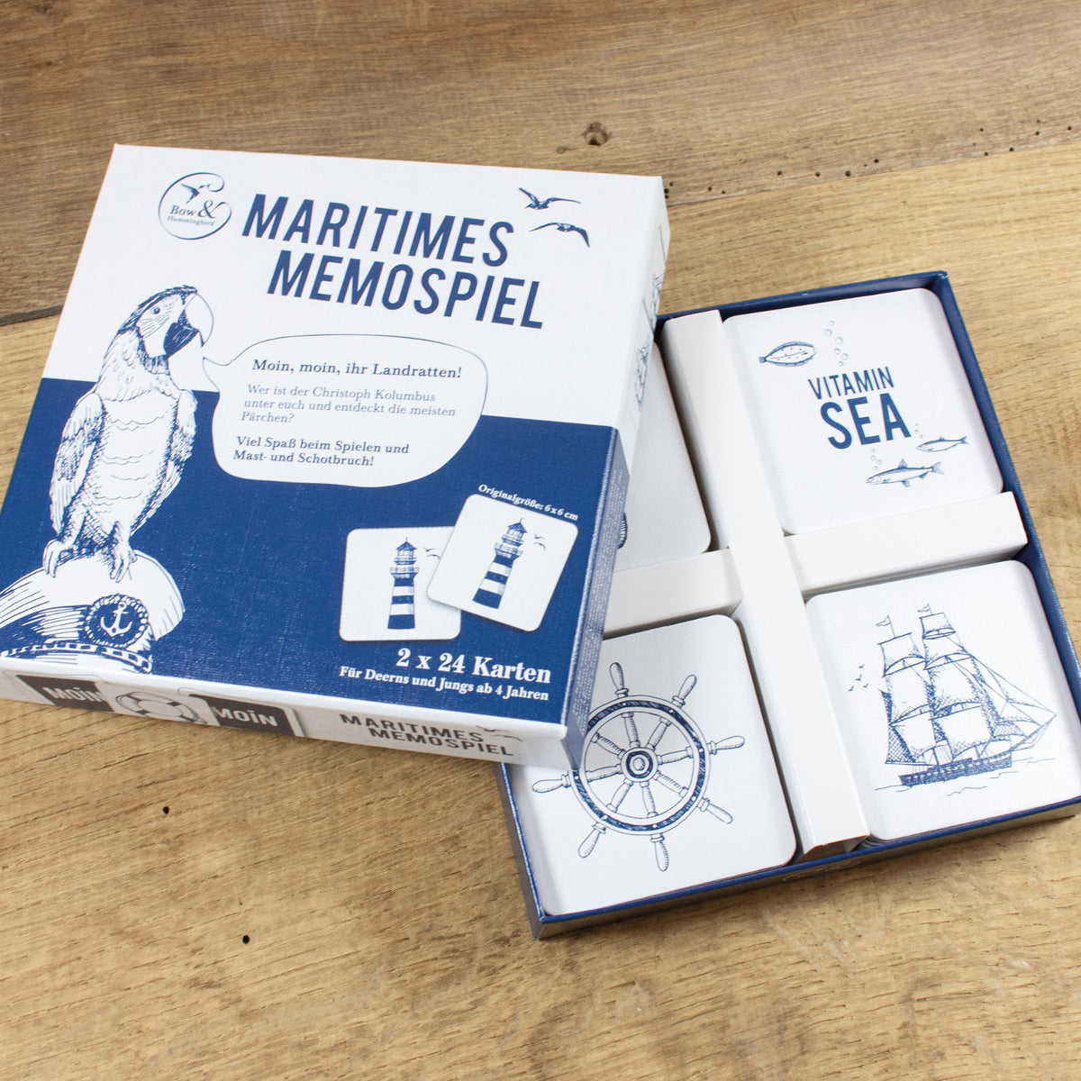 Maritimes Memospiel - bow &amp; hummingbird