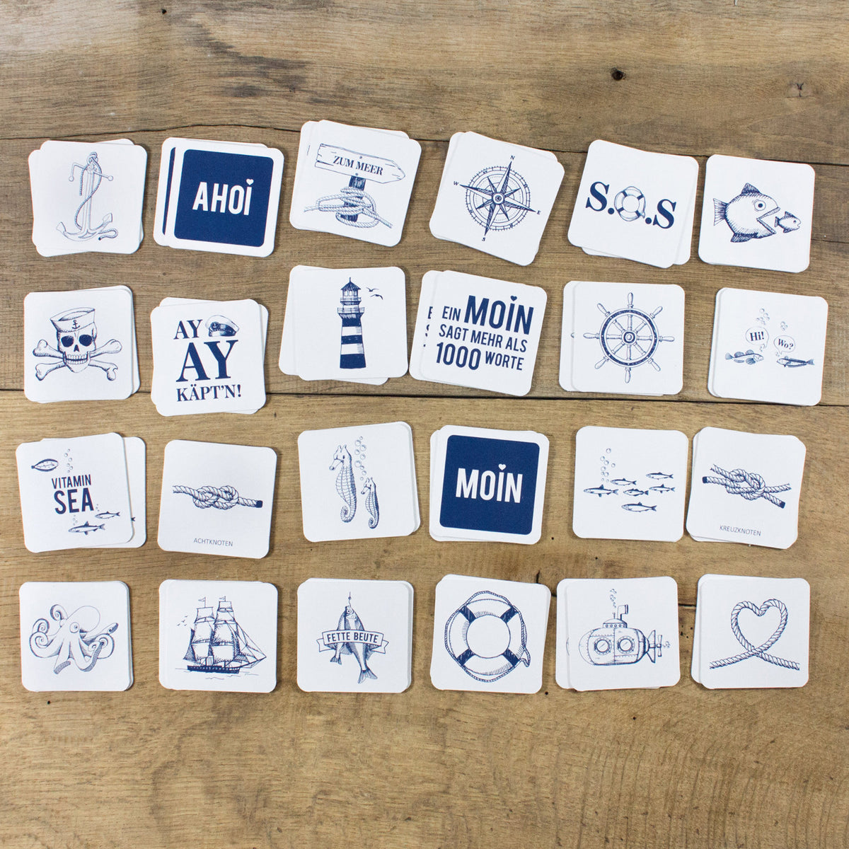 Maritimes Memospiel - bow &amp; hummingbird