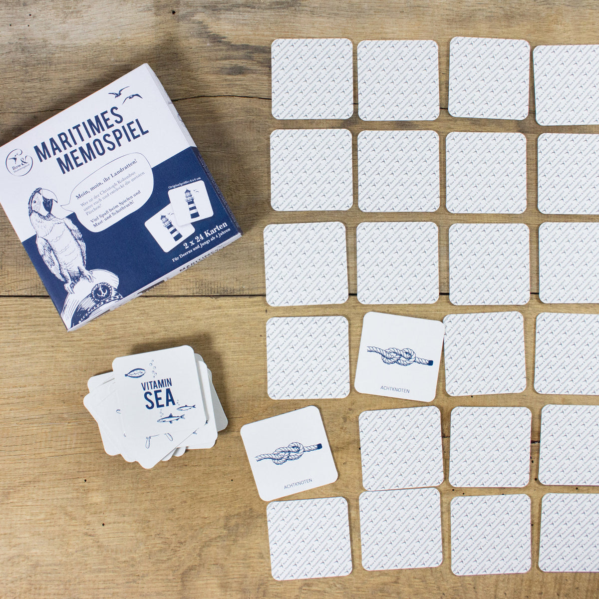 Maritimes Memospiel - bow &amp; hummingbird