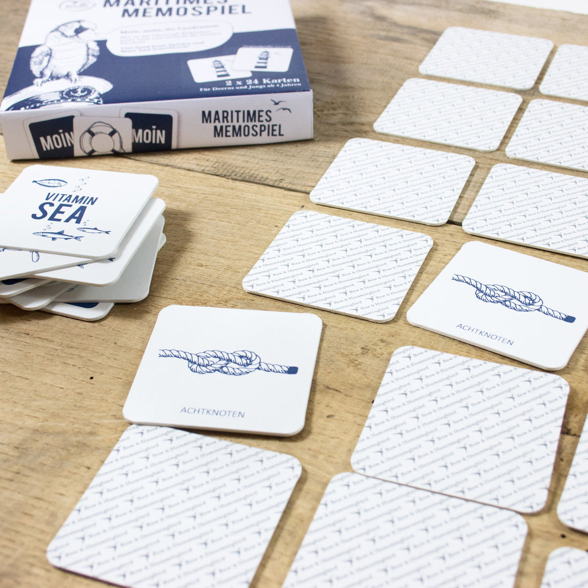 Maritimes Memospiel - bow &amp; hummingbird