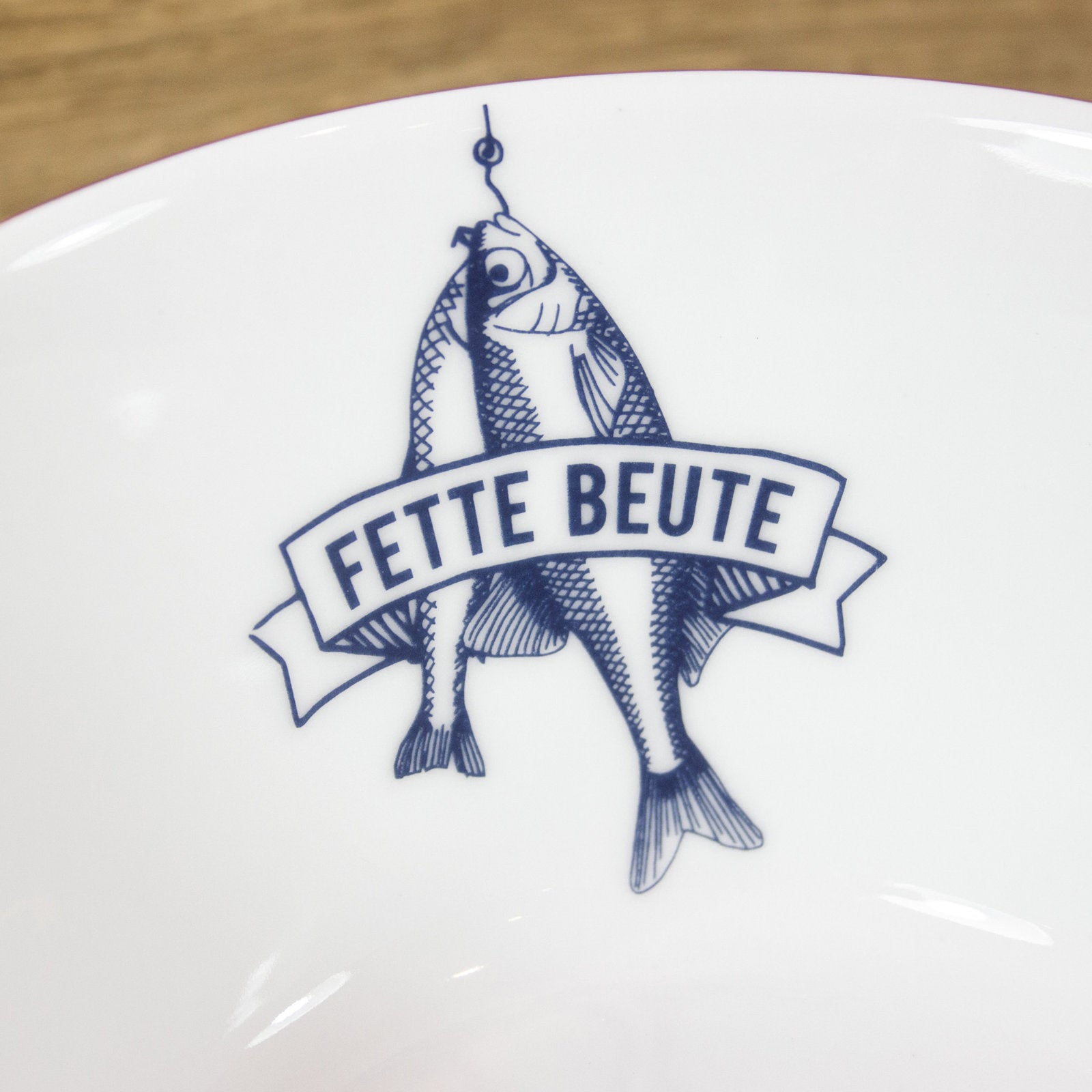Porzellanschale "Fette Beute" - bow & hummingbird