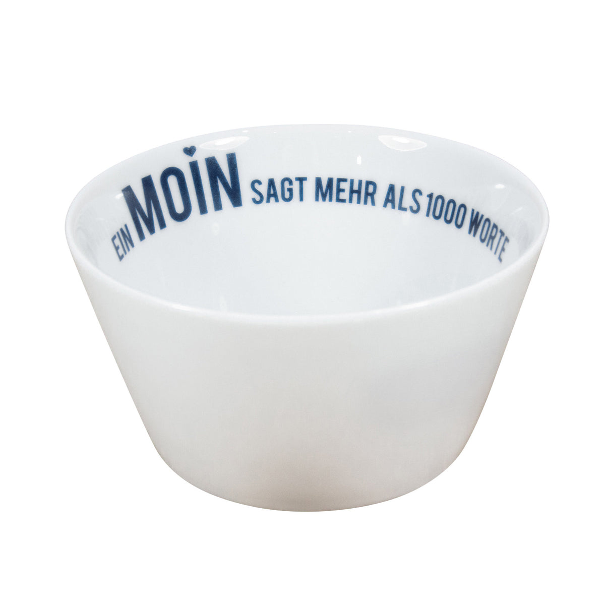 Porzellanschale &quot;Moin&quot; - bow &amp; hummingbird