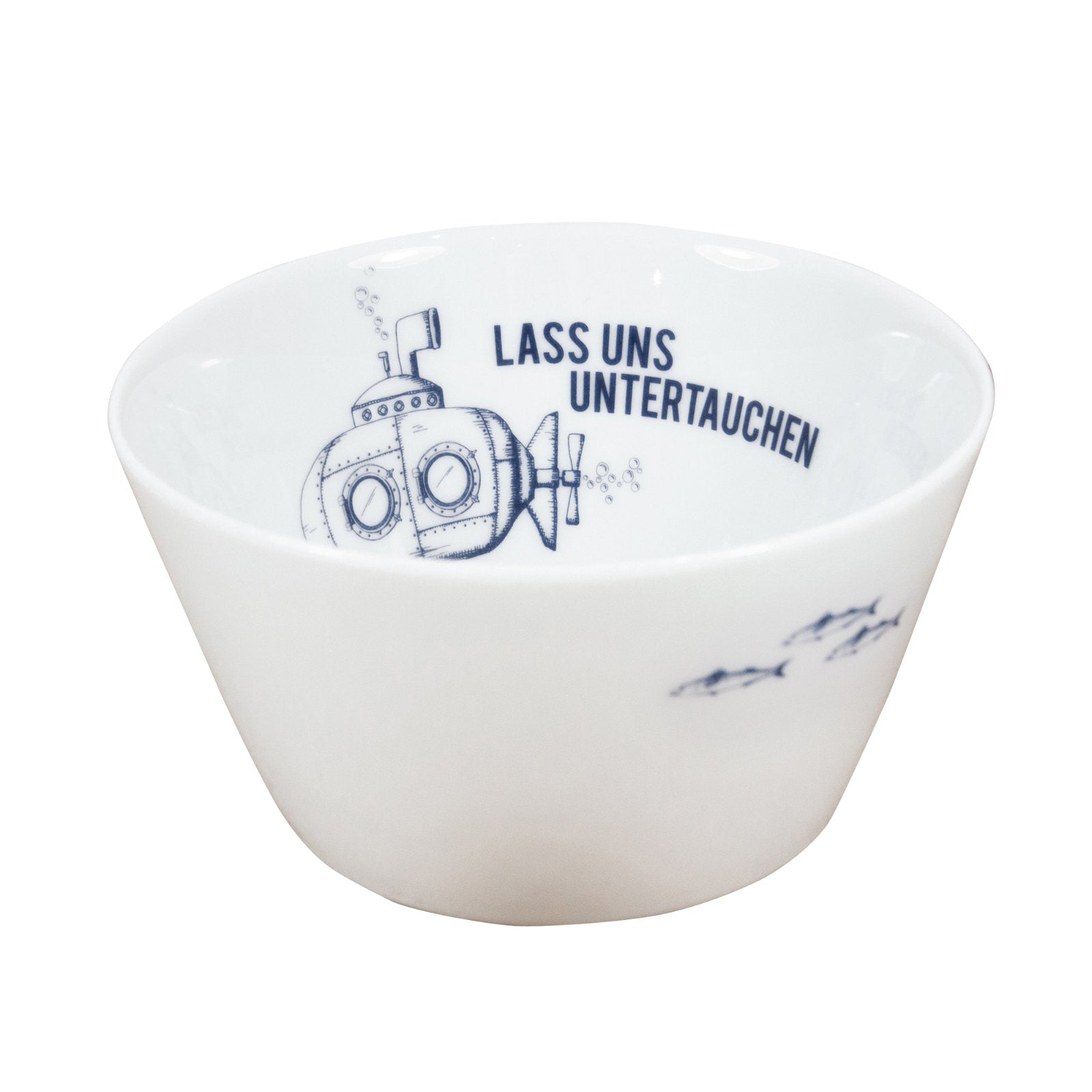 Porzellanschale "Untertauchen" - bow & hummingbird