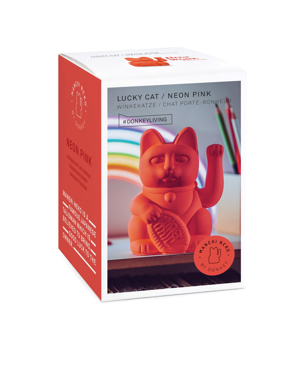 Lucky Cat neon orange- donkey products