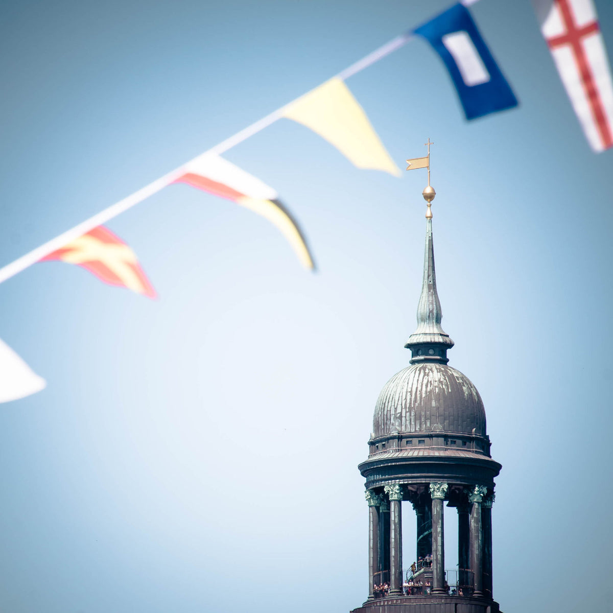 Foto &quot;Flaggenmichel&quot; HH-152&quot; 10x10 - Kila