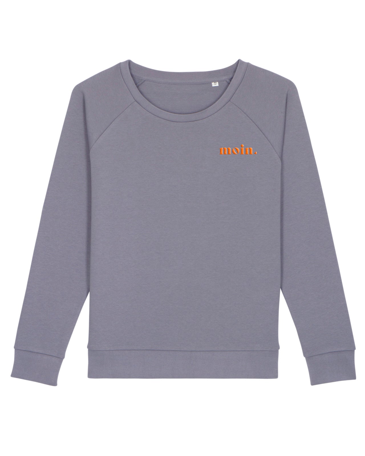 Sweatshirt "Moin" Lava Grey/Orange