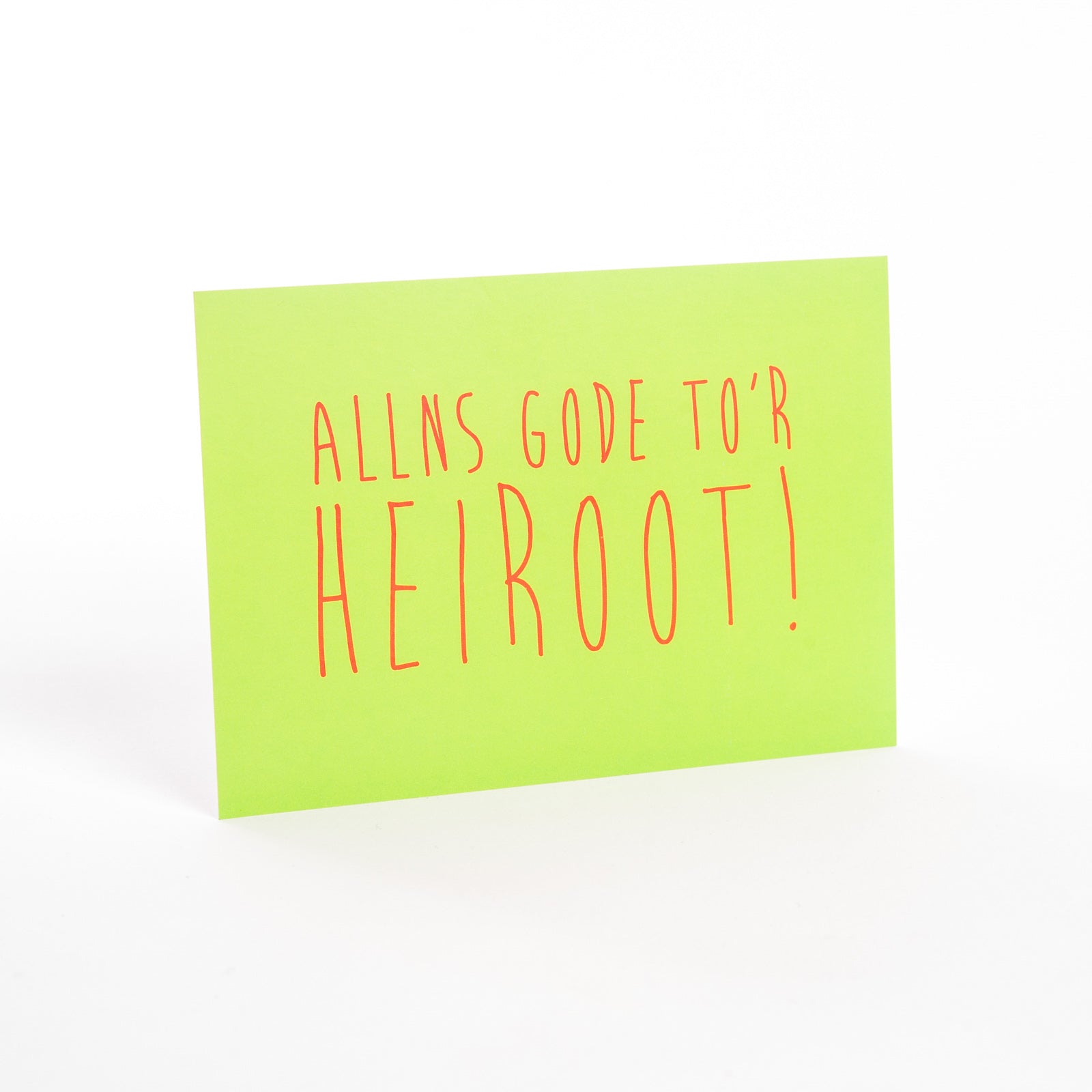 Postkarte "Allns Gode to´r Heiroot!" - KH